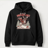 Retro Western Cowboy Santa Hoodie, Buckle Up Snowflake Hoodie, Humorous Country Christmas Sweatshirt, Vintage Cowboy Holiday Pullover
