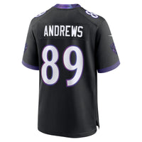 Baltimore Ravens Mark Andrews Black Alternate Game Jersey