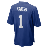 New York Giants Malik Nabers Royal Player Game Jersey