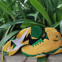 Sneakers, Yellow Green Colorway, Lace Up Design, Casual Gift for Sneaker Fans