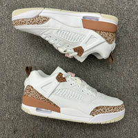Low Top Basketball Shoes, White Pink Brown Colorway, Lace Up Design, Casual Gift for Shoe Lovers