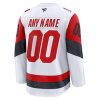 Carolina Hurricanes White Away Premium Custom Jersey