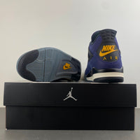 Retro Mid Top Sneakers, Purple Colorway, Lace Up Design, Casual Gift for Sneaker Fans