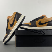 Low Top Sneakers, Black Brown Colorway, Lace Up Design, Casual Gift for Sneaker Fans