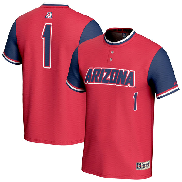 Arizona Wildcats Lightweight Softball Fashion Jersey - Red