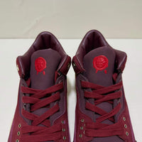 Mid Top Sneakers, Burgundy Beige Colorway, Lace Up Design, Casual Gift for Sneaker Fans