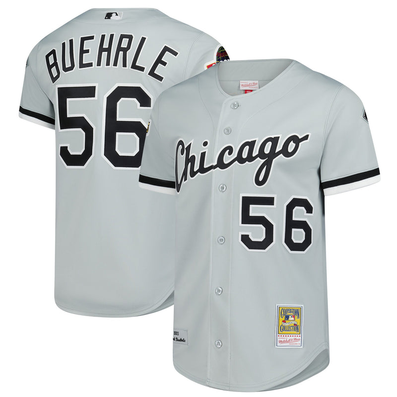 Chicago White Sox Mark Buehrle Gray 2005 Throwback Authentic Jersey