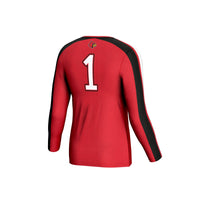 Louisville Cardinals #1 Lightweight Volleyball Fashion Jersey - Red
