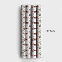 Humorous Sports Christmas Gift Wrap, Pickleball Santa Wrapping Paper, Santa Pickleball Player Wrapping Paper, Holiday Gift Wrapping Paper