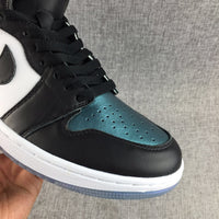Sneakers, Black White Teal Colorway, Lace Up Design, Casual Gift for Sneaker Fans