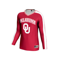 Oklahoma Sooners #1 Lightweight Volleyball Fashion Jersey - Crimson