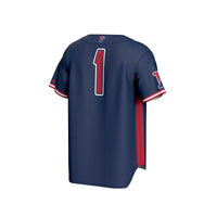 #1 Pennsylvania Quakers Lightweight Baseball Jersey - Navy