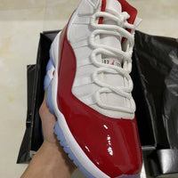 Sneakers, White Red Colorway, Lace Up Design, Casual Gift for Sneaker Fans