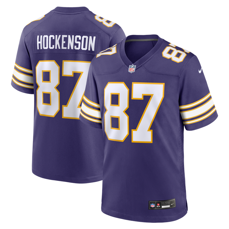 Minnesota Vikings T.J. Hockenson Purple Classic Player Game Jersey