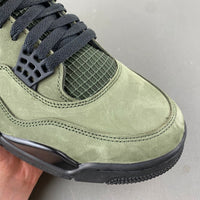Low Top Sneakers, Army Green Black Colorway, Lace Up Design, Casual Gift for Sneaker Fans