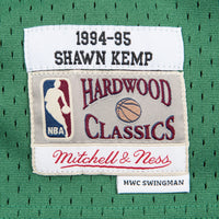 Seattle Supersonics Shawn Kemp Hardwood Classics Road Swingman Jersey