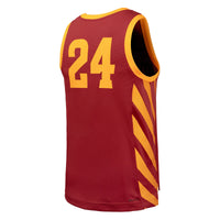 #24 Iowa State Cyclones Replica Basketball Jersey - Cardinal