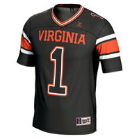 #1 Virginia Cavaliers Endzone Football Jersey - Black