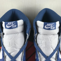 High Top Sneakers, Blue Colorway, Lace Up Design, Casual Gift for Sneaker Fans