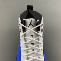 Low Top Sneakers, Blue White Colorway, Lace Up Design, Casual Gift for Sneaker Fans