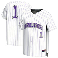 TCU Horned Frogs Lightweight Collegiate Baseball Fashion Jersey - White