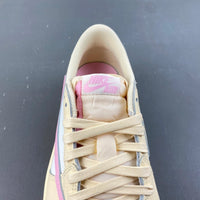 Low Top Sneakers, Pink Colorway, Reverse Hook Design, Lace Up Design, Casual Gift for Sneaker Fans