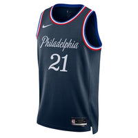 Philadelphia 76ers 2025/26 City Edition Swingman Jersey - Navy - Joel Embiid