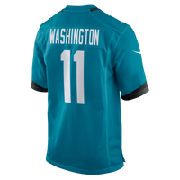 Jacksonville Jaguars Parker Washington Teal Team Game Jersey