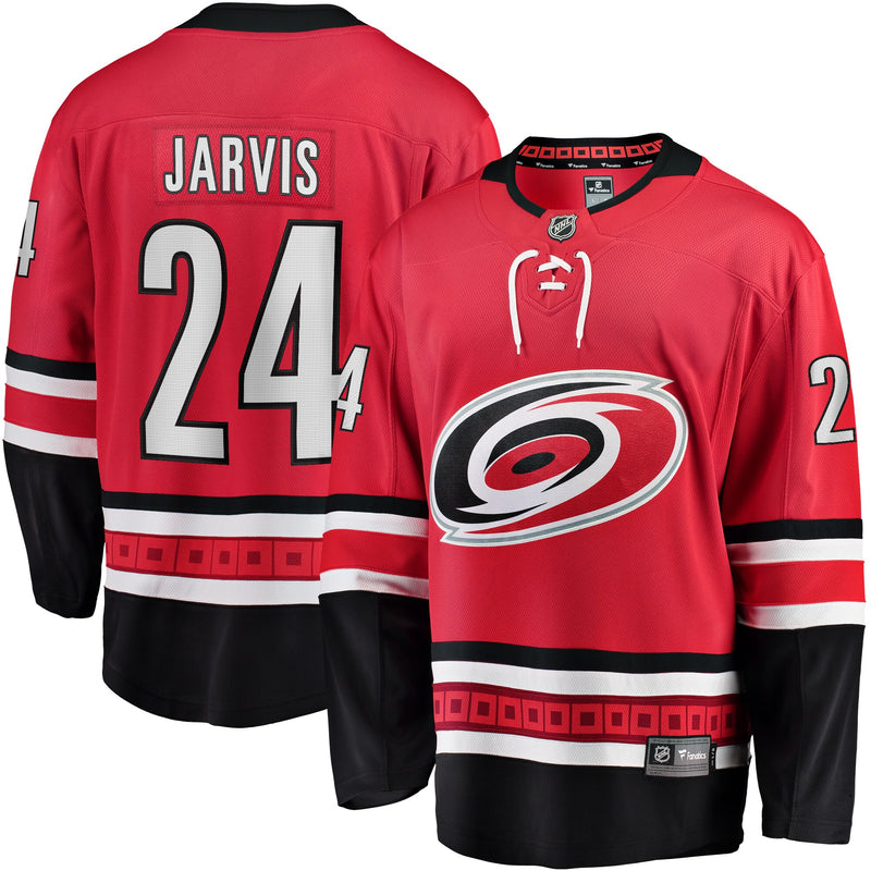 Carolina Hurricanes Seth Jarvis Red Alternate Breakaway Player Jersey