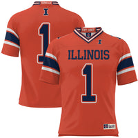 #1 Illinois Fighting Illini Football Jersey - Orange