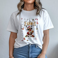 Rude Christmas Reindeer Tee, Humorous Reindeer Shirt, Sarcastic Holiday Reindeer T-Shirt, Humor Graphic Shirt, Xmas Present for Men and Women