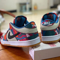 Low Top Sneakers, Multicolor Colorway, Lace Up Design, Casual Gift for Sneaker Fans