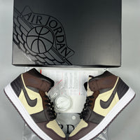 High Top Sneakers, Black Brown Colorway, Lace Up Design, Casual Gift for Sneaker Fans