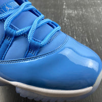 Low Top Sneakers, Blue White Colorway, Lace Up Design, Casual Gift for Sneaker Fans