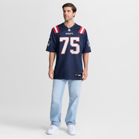 New England Patriots Alijah Vera-Tucker Navy Team Game Jersey