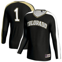 Colorado Buffaloes #1 Lightweight Volleyball Fashion Jersey - Black
