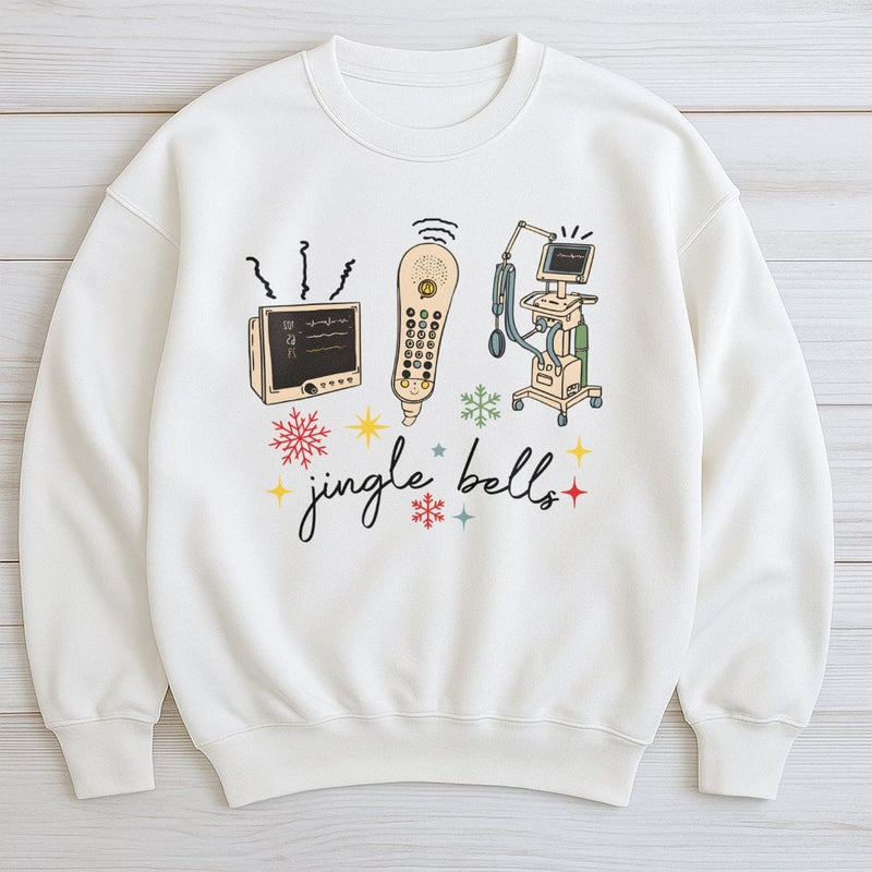 Medical Christmas Sweatshirt, Nurse Jingle Bells Sweatshirt, Festive Healthcare Holiday Crewneck, Humorous RN Student Sweatshirt, Nurse Present