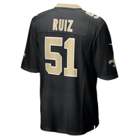 New Orleans Saints Cesar Ruiz Black Player Game Jersey