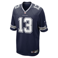 Dallas Cowboys Caleb Downs Navy 2026 NFL Draft First Round Pick No. 11 Team Game Jersey