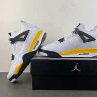 Low Top Sneakers, White Black Yellow Colorway, Lace Up Design, Casual Gift for Sneaker Fans