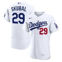 Los Angeles Dodgers Tarik Skubal White Home Authentic Jersey