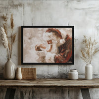 Impressionist Santa Painting Print, Santa Claus Holding Baby Canvas Art, Vintage Christmas Canvas, Holiday Wall Decor, Xmas Canvas Print