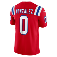 New England Patriots Christian Gonzalez Red Alternate Stitched Limited Jersey
