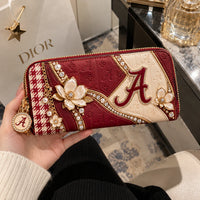 ALA Script - Crimson, Cream and Quiet Ornament