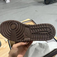 High Top Sneakers, Black Brown Colorway, Leather Footwear, Lace Up Design, Casual Gift for Sneaker Fans