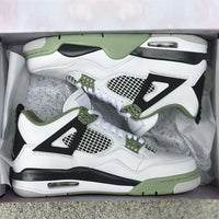 Sneakers, White Green Colorway, Lace Up Design, Casual Gift for Sneaker Fans