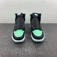 High Top Sneakers, Green Colorway, Glow in the Dark Detail, Lace Up Design, Casual Gift for Sneaker Fans
