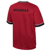 Arkansas Razorbacks Nothing But The Hits Football Jersey - Cardinal