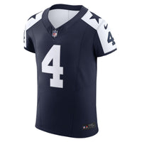 Dallas Cowboys Dak Prescott Navy Alternate Elite Jersey