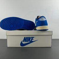 Low Top Sneakers, Blue White Colorway, Lace Up Design, Casual Gift for Sneaker Fans